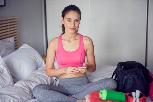 palestra dal letto della residenza universitaria